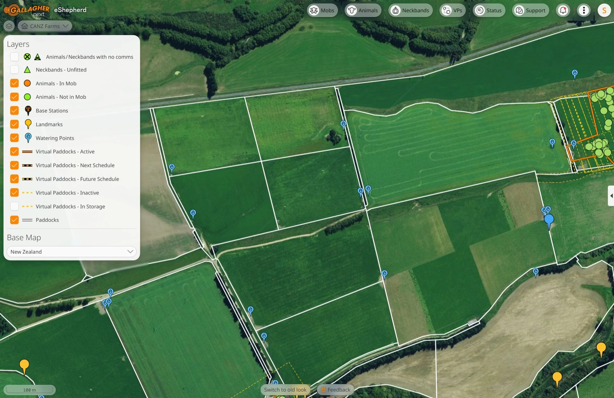 Manage your infrastructure · Map layers, on or off.